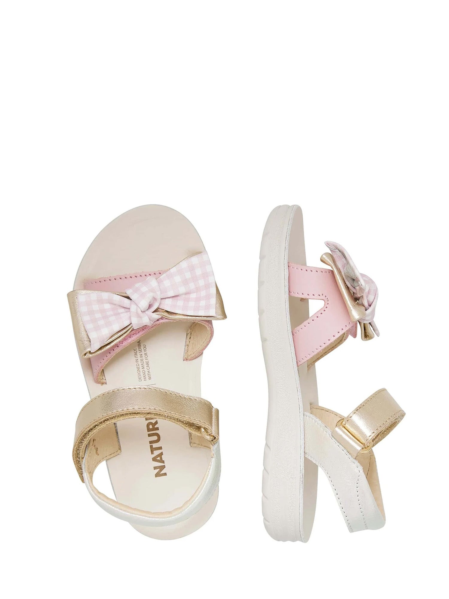 Sandali con strappi Rosa Naturino