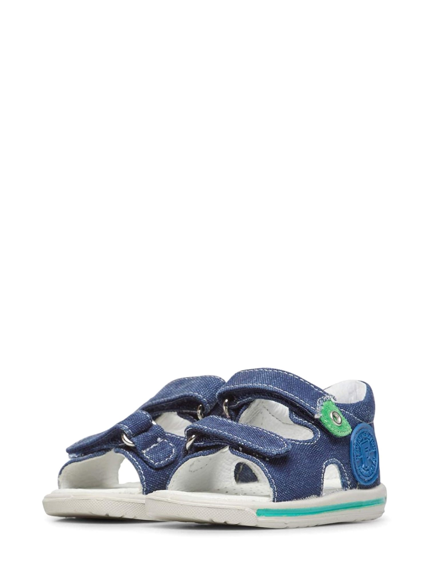 Sandali con strappi Blu Chiaro Falcotto