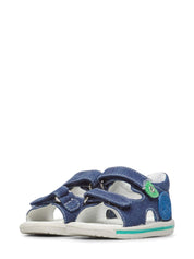 Sandali con strappi Blu Chiaro Falcotto