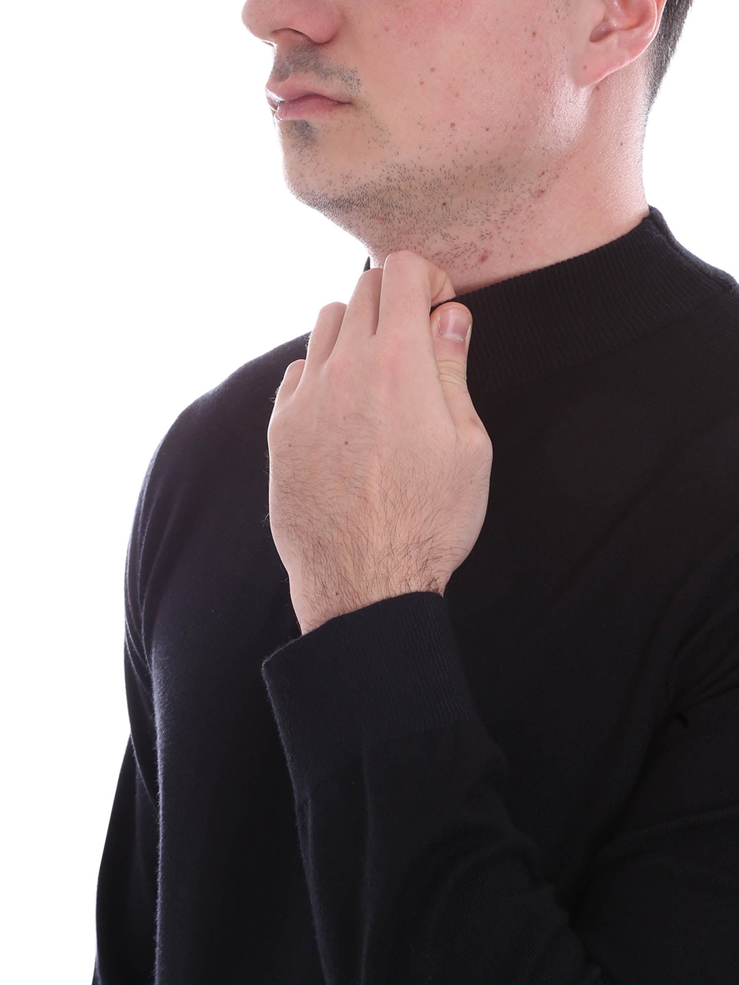 Maglioncini Nero Borgoni Milano