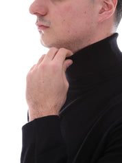 Maglie a collo alto Nero Borgoni Milano