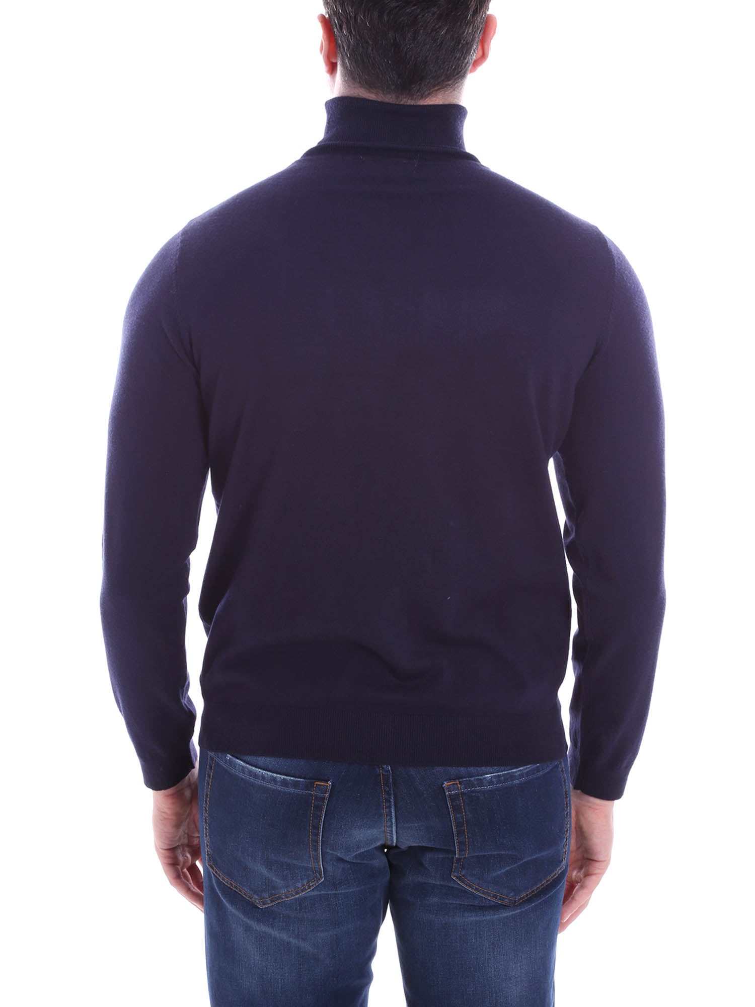 Maglie a collo alto Blu Borgoni Milano