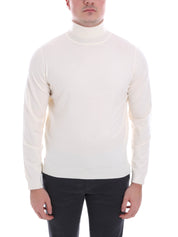 Maglie a collo alto Avorio Borgoni Milano