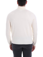 Maglie a collo alto Avorio Borgoni Milano