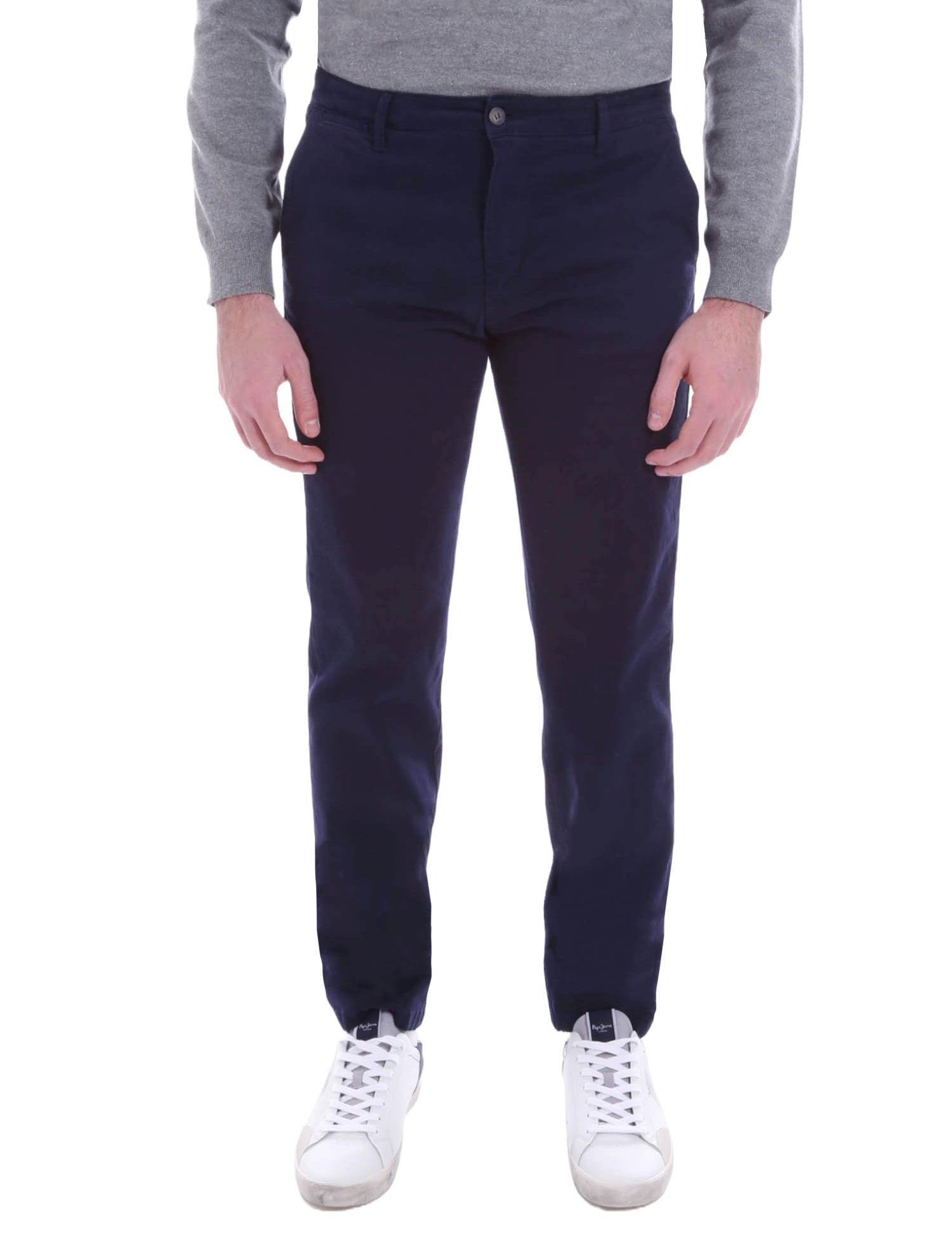 Pantaloni Blu Borgoni Milano