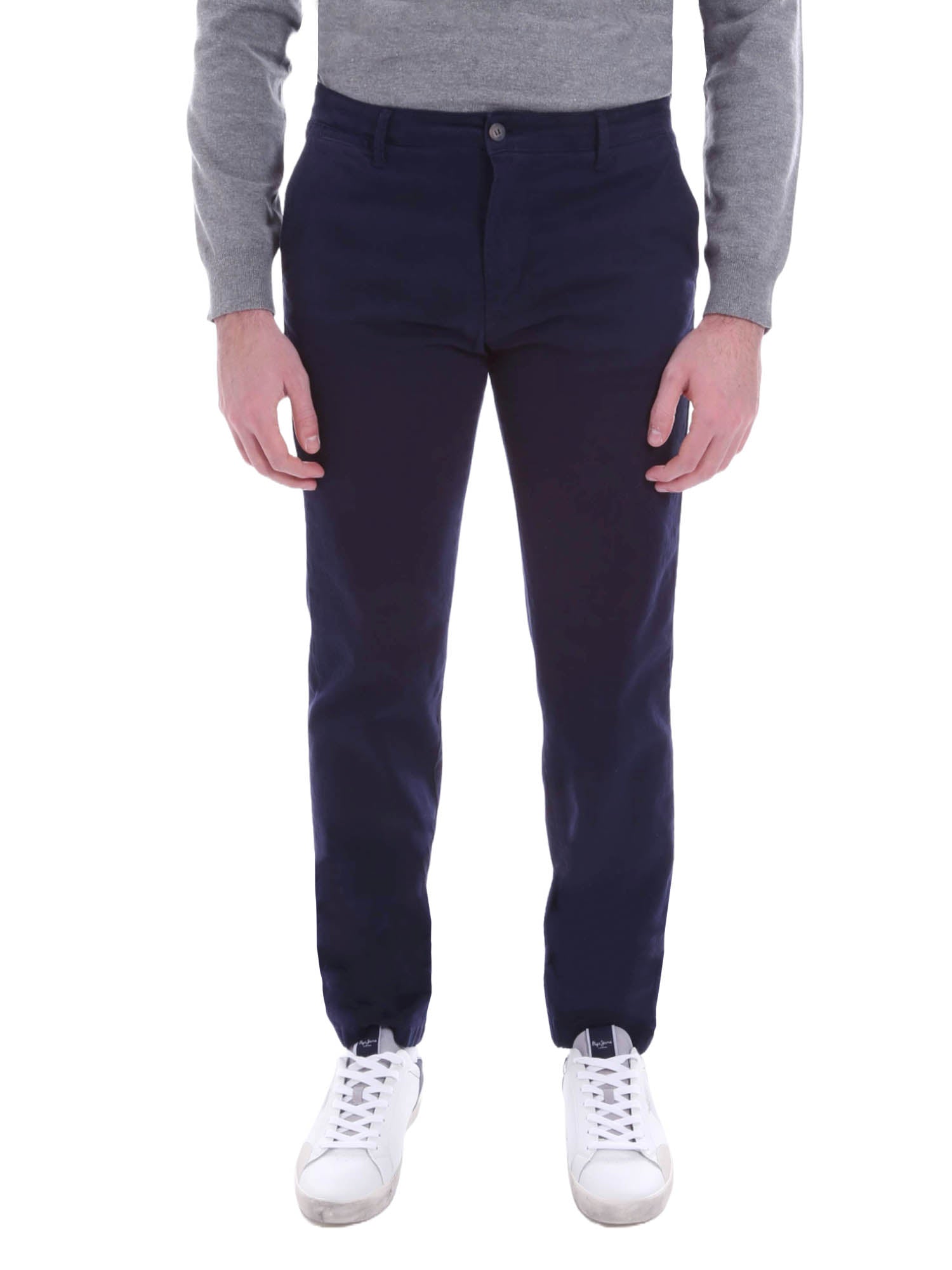 Pantaloni Blu Borgoni Milano