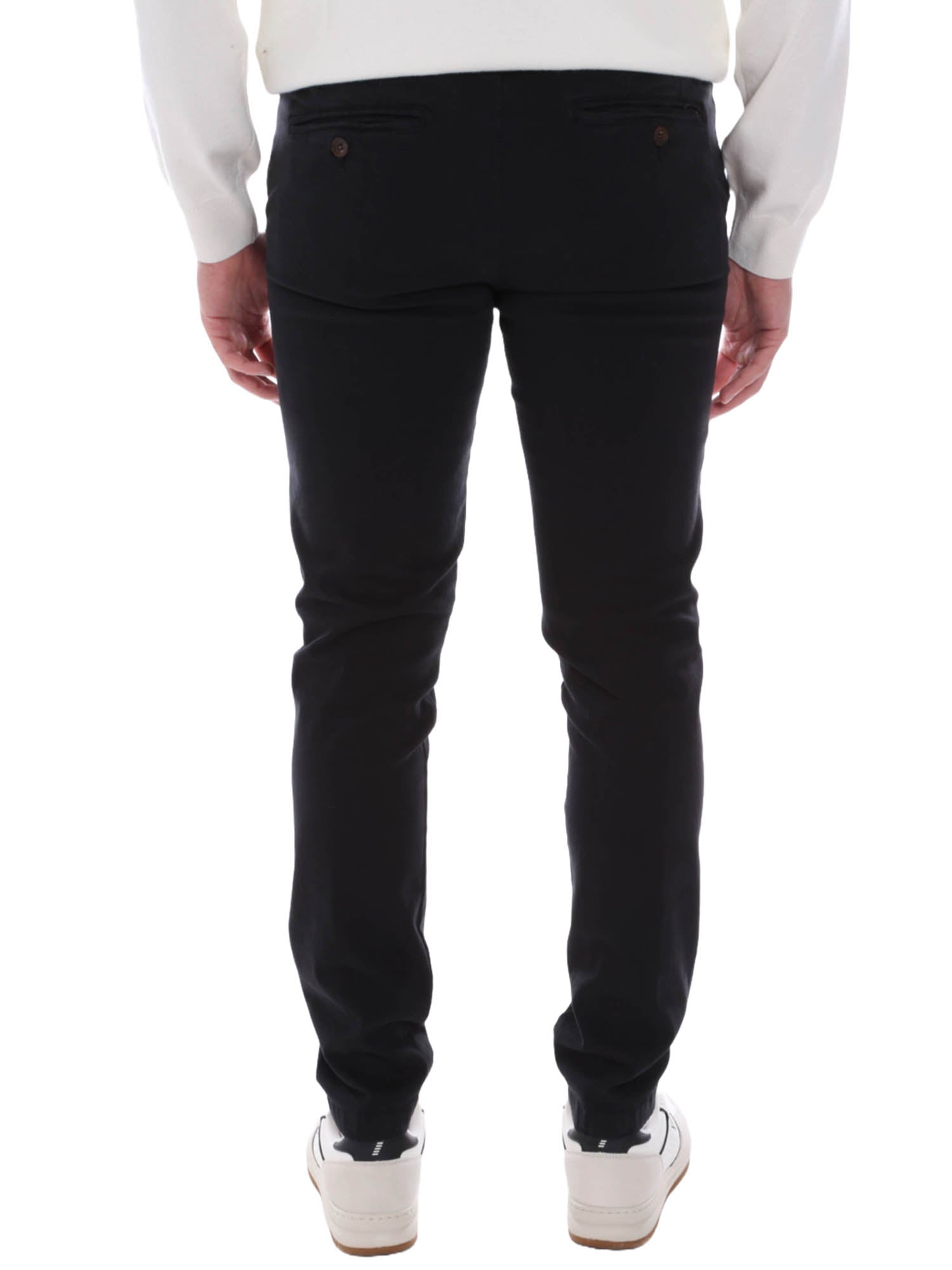 Pantaloni Nero Borgoni Milano