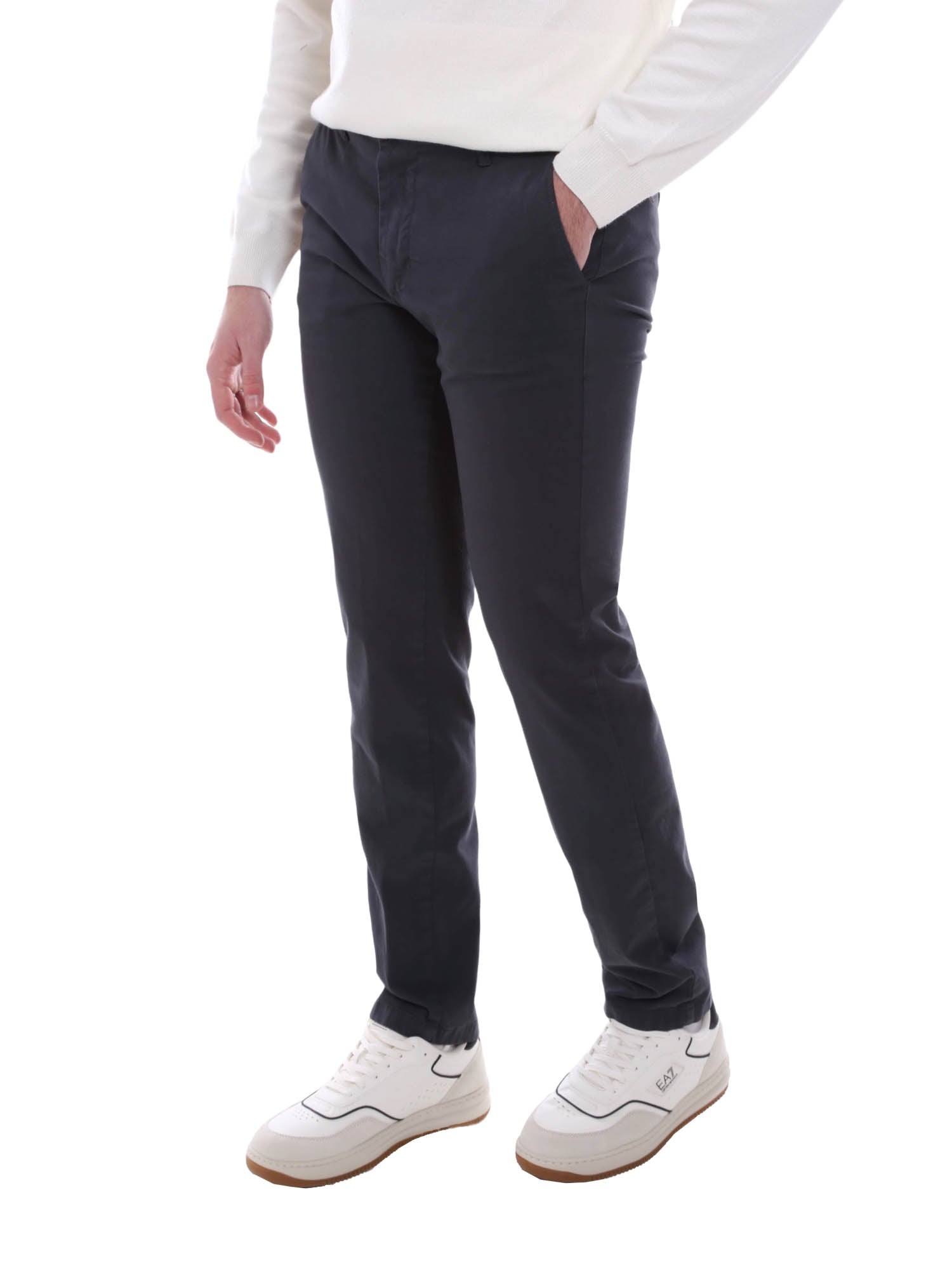 Pantaloni Grigio Borgoni Milano