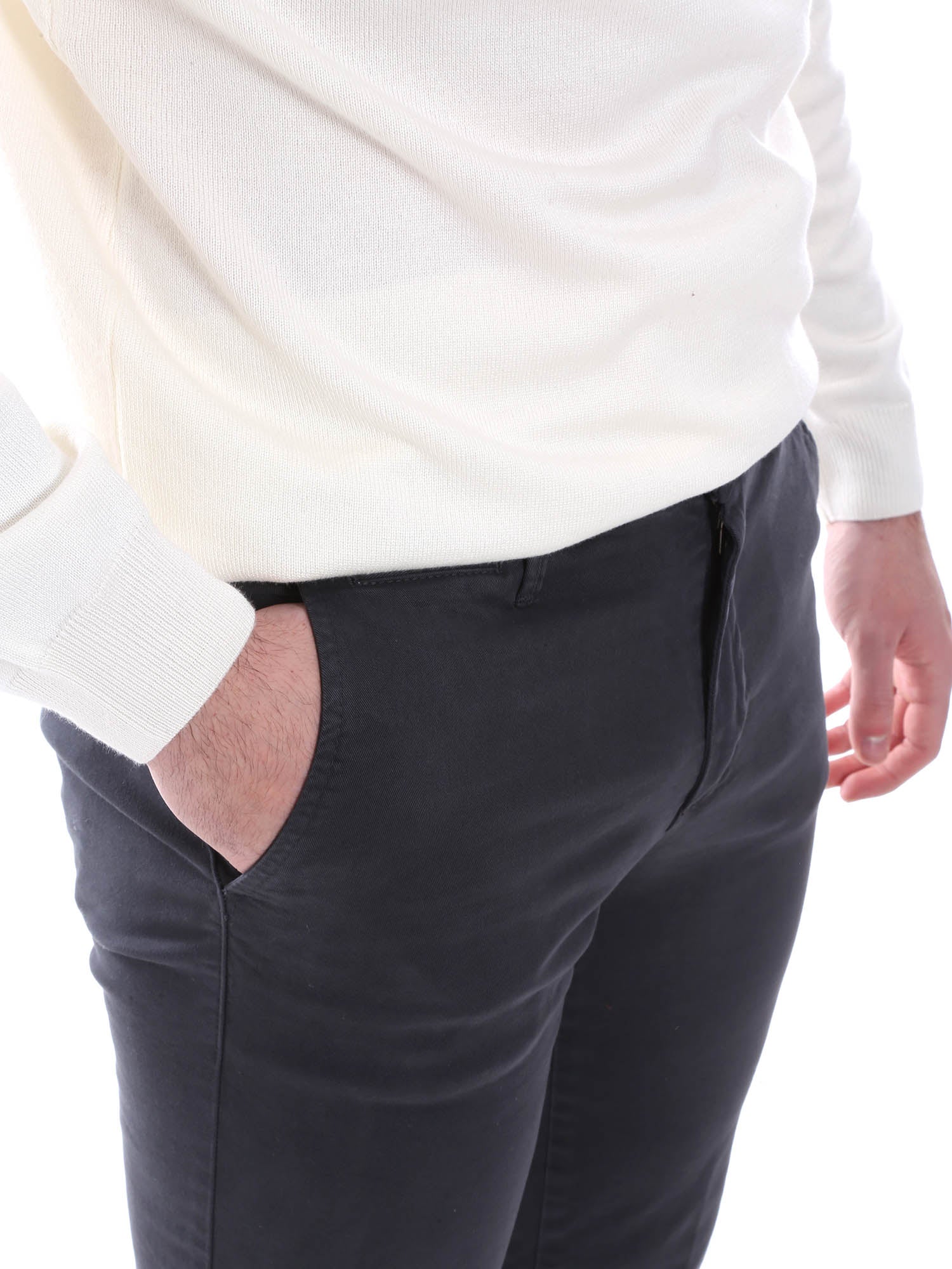 Pantaloni Grigio Borgoni Milano