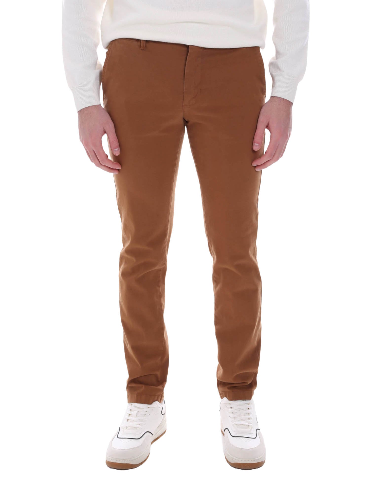 Pantaloni Marrone Borgoni Milano