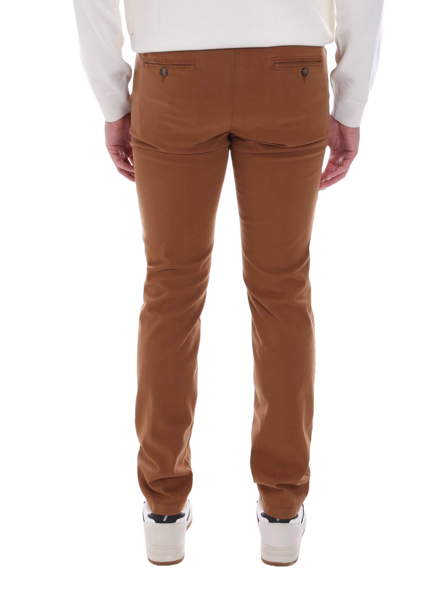 Pantaloni Marrone Borgoni Milano