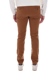 Pantaloni Marrone Borgoni Milano