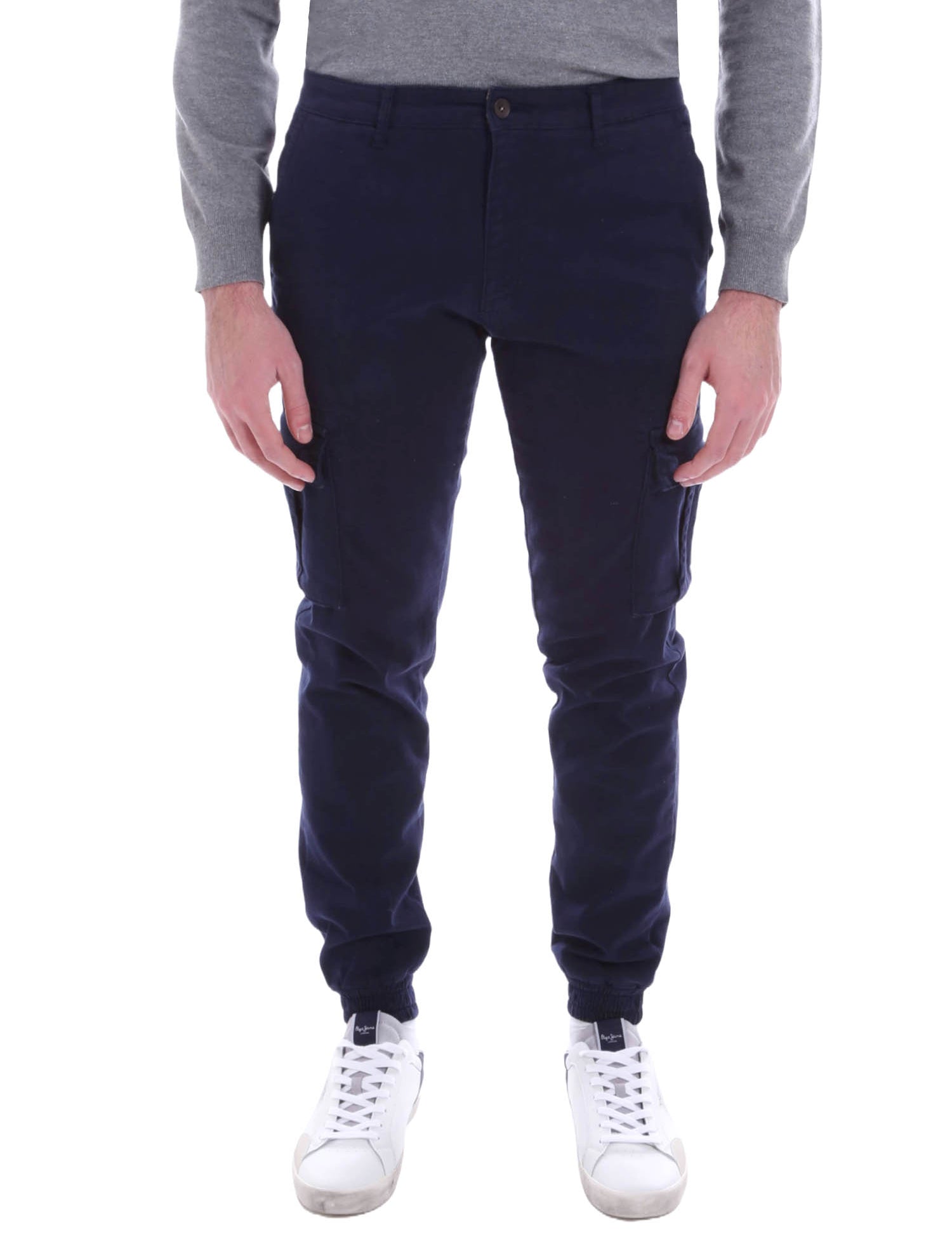 Pantaloni Blu Borgoni Milano