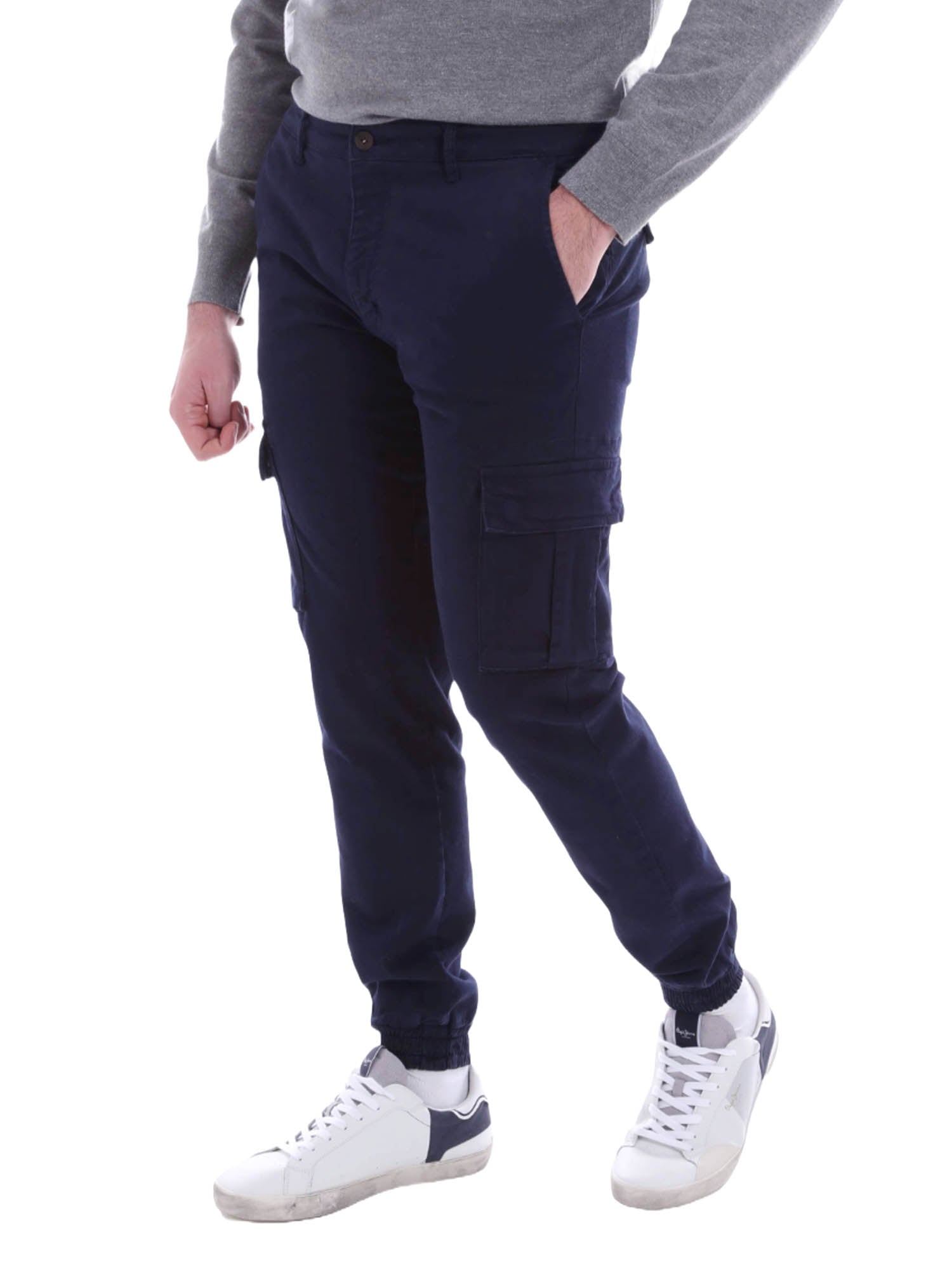 Pantaloni Blu Borgoni Milano