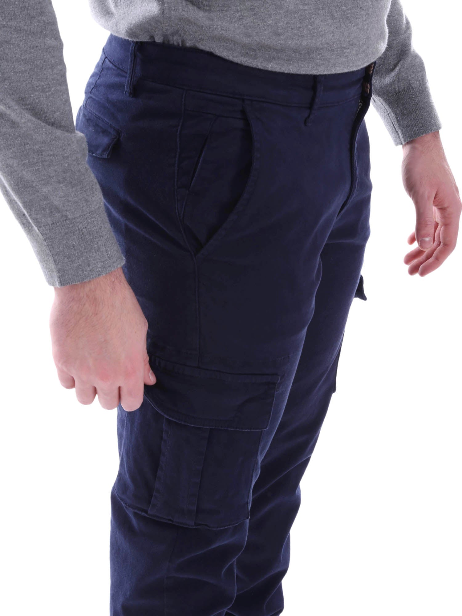 Pantaloni Blu Borgoni Milano