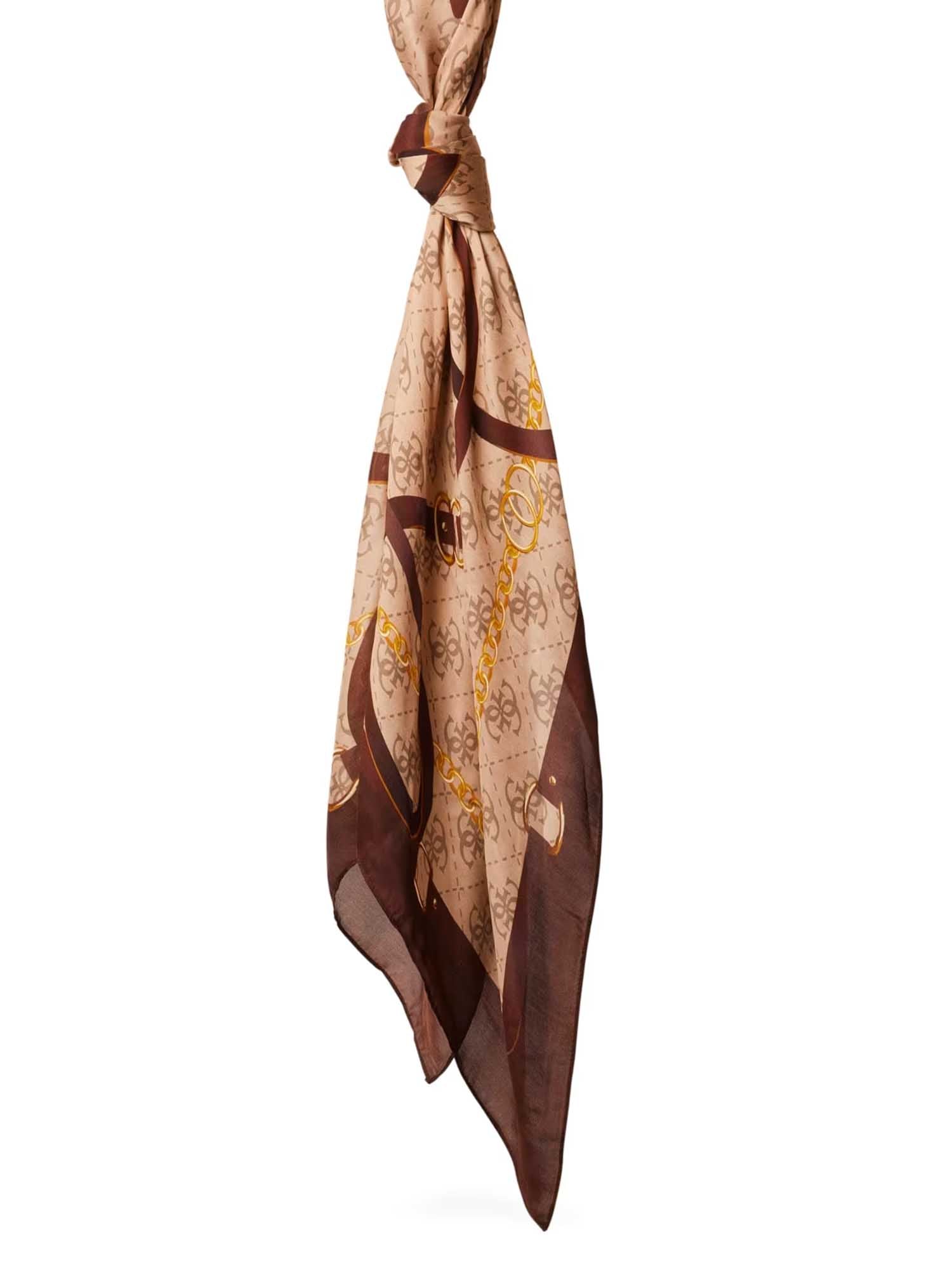 Foulard Marrone Guess