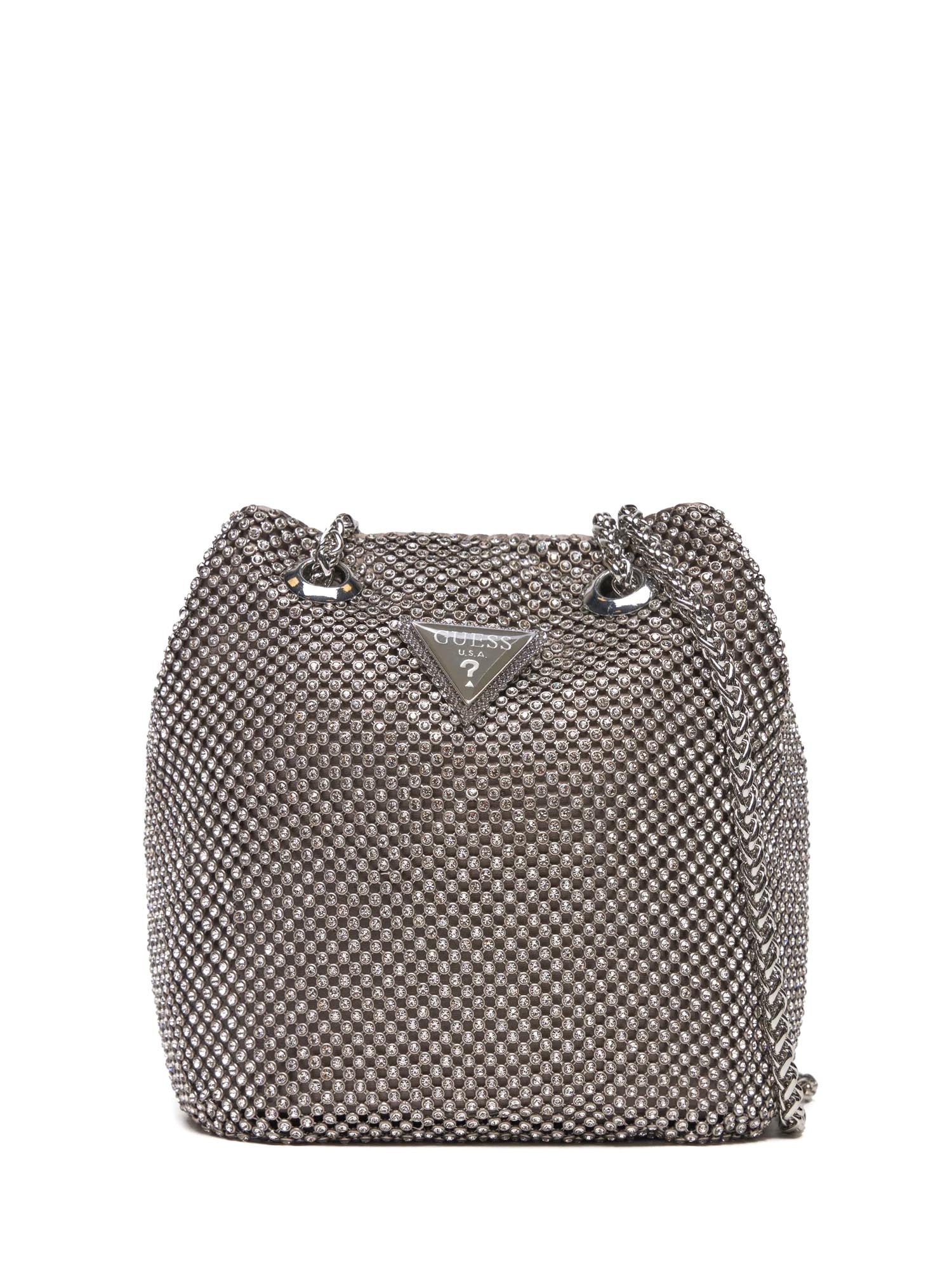 Tracolla Argentato Guess