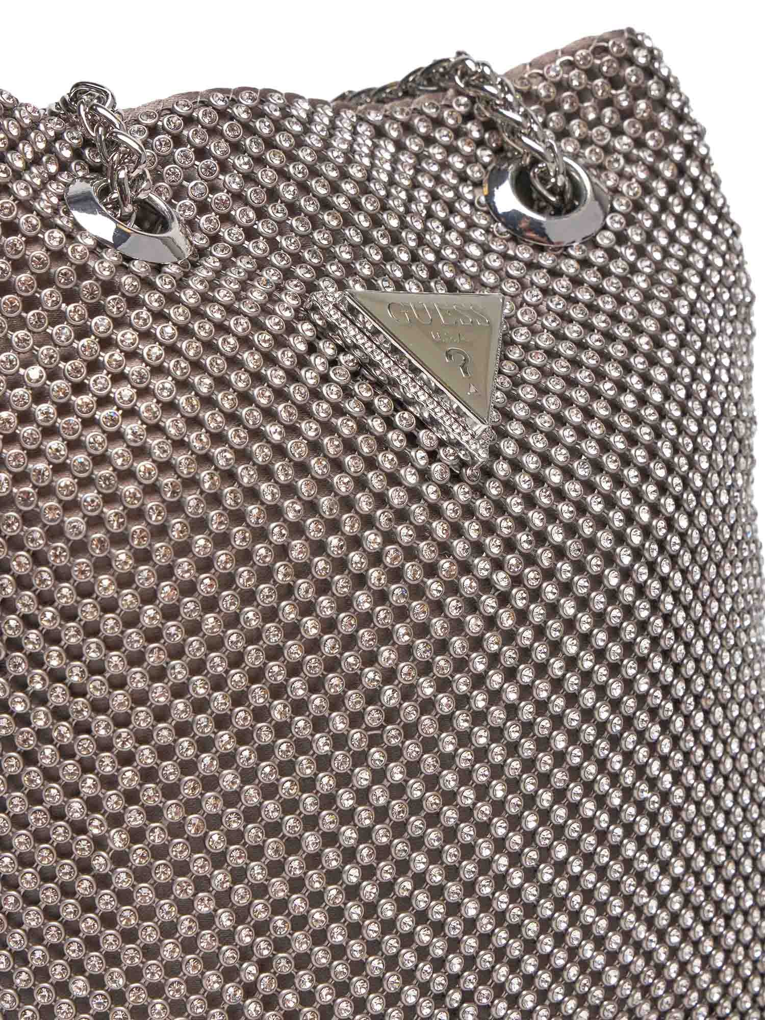 Tracolla Argentato Guess