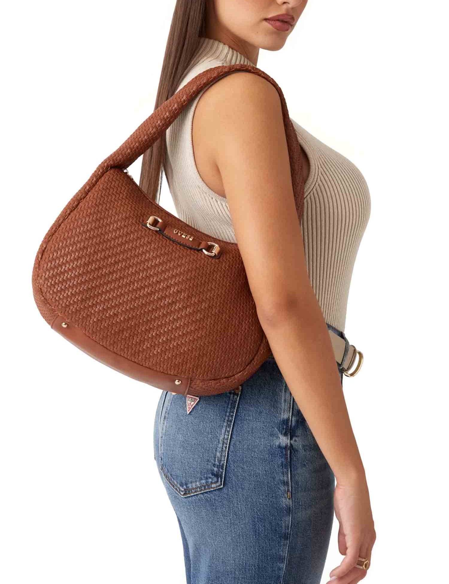 Borse a spalla Marrone Guess