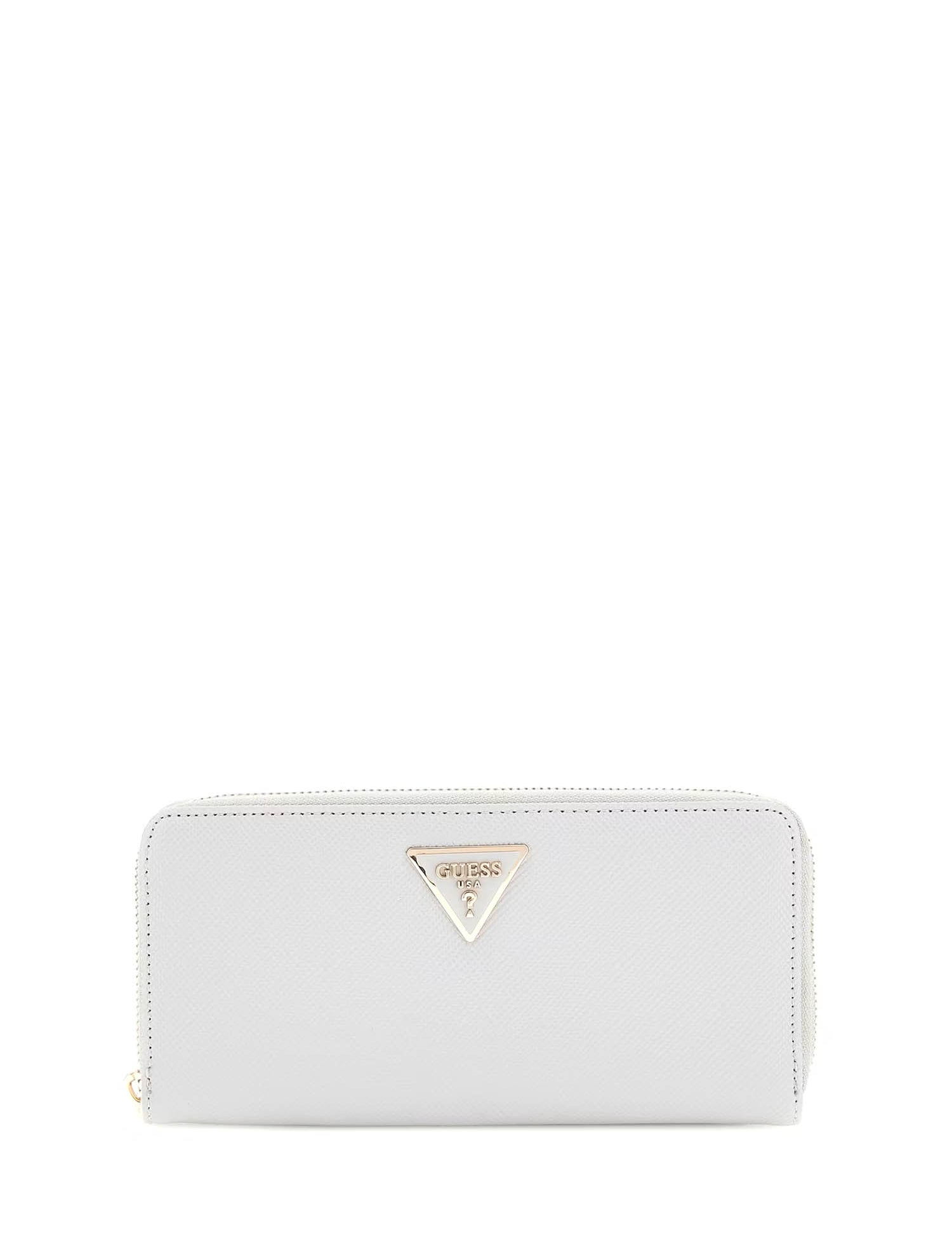 Portafogli Bianco Oro Guess