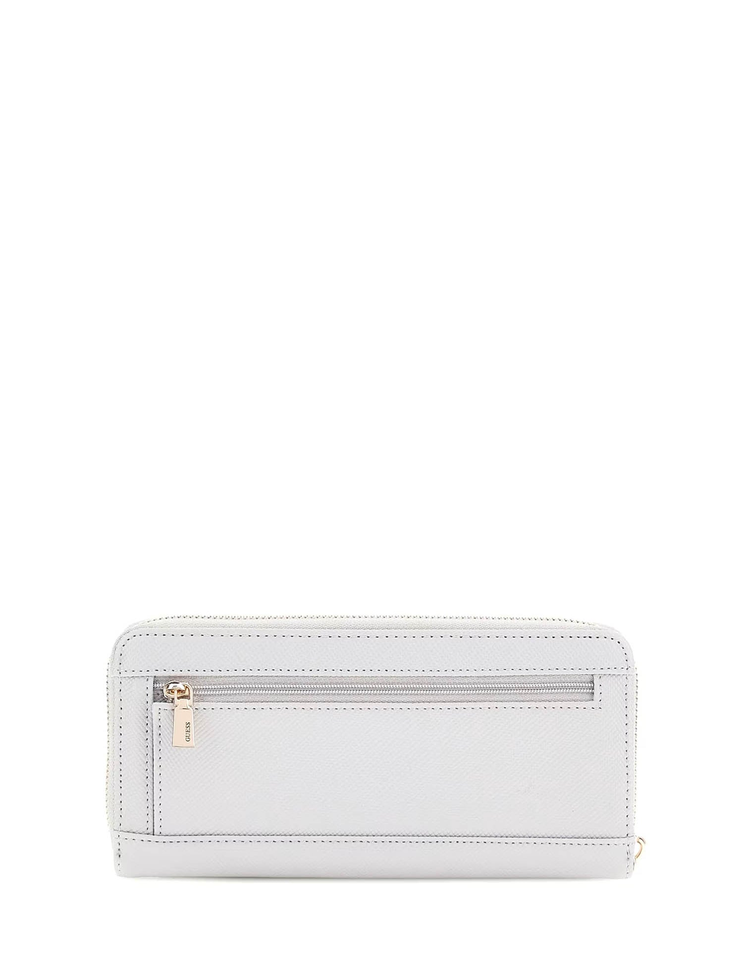 Portafogli Bianco Oro Guess
