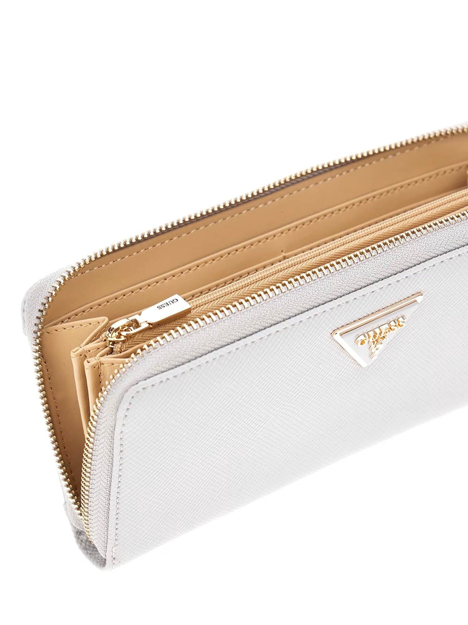 Portafogli Bianco Oro Guess