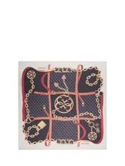 Foulard Bianco Nero Guess