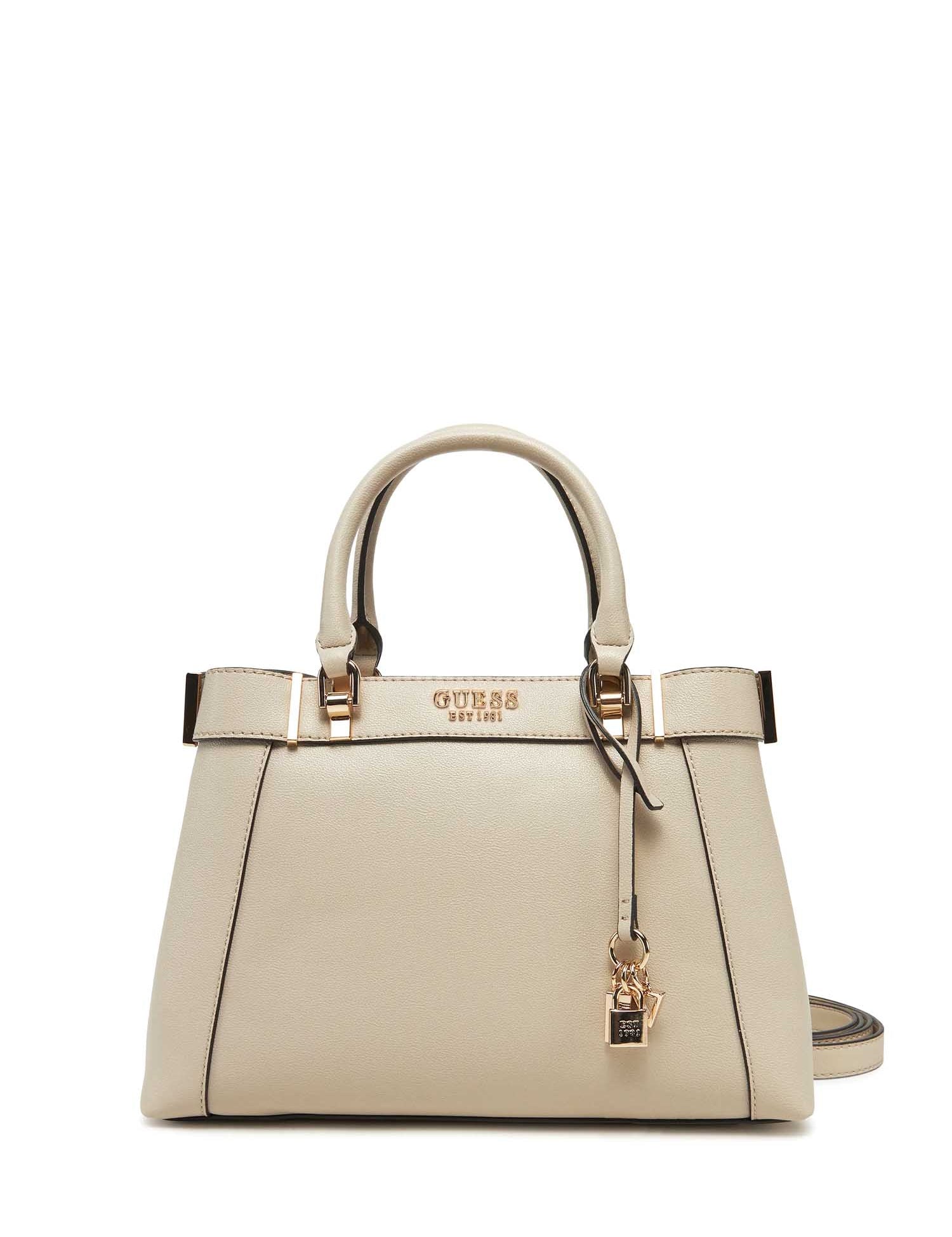 Borse a mano Tortora Guess