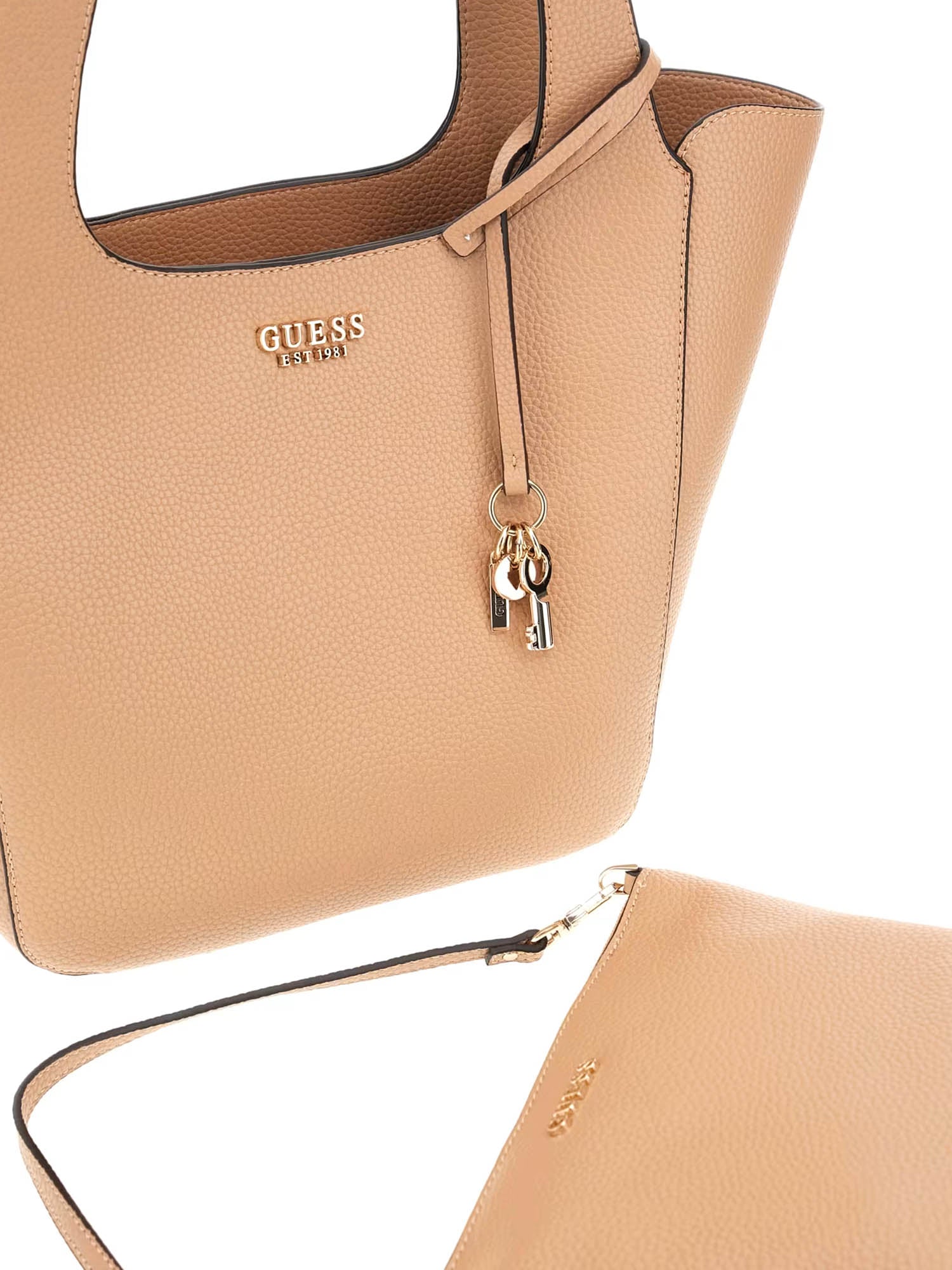 Borse a spalla Cammello Guess