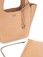 Borse a spalla Cammello Guess