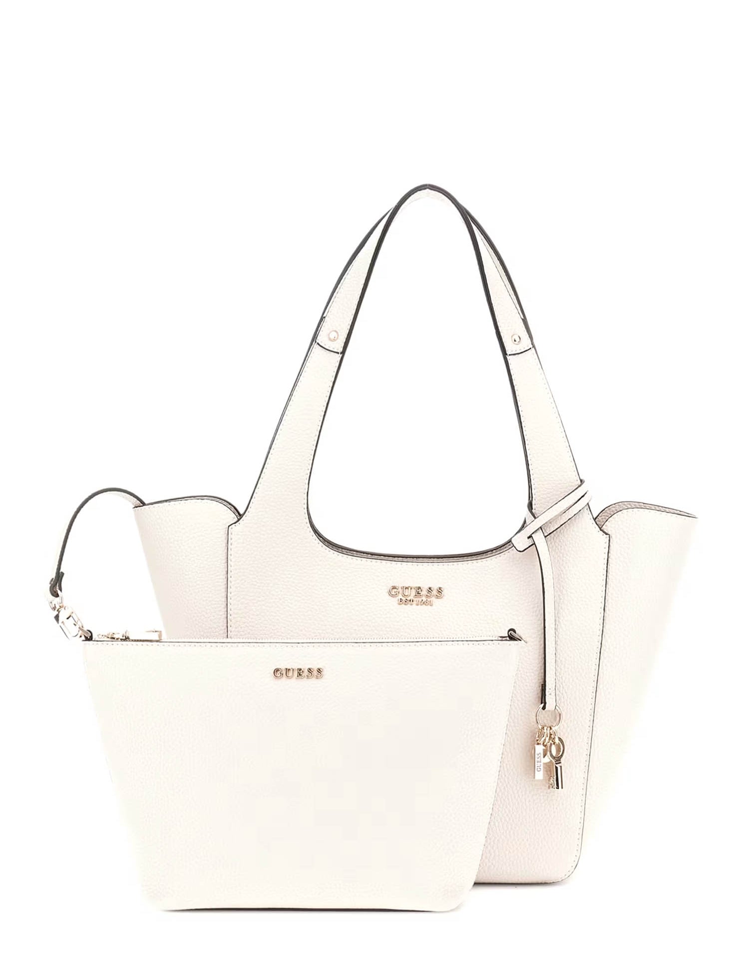 Borse a spalla Avorio Guess