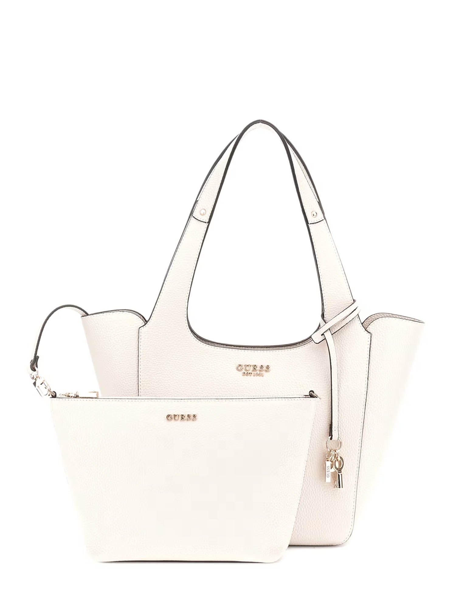 Borse a spalla Avorio Guess