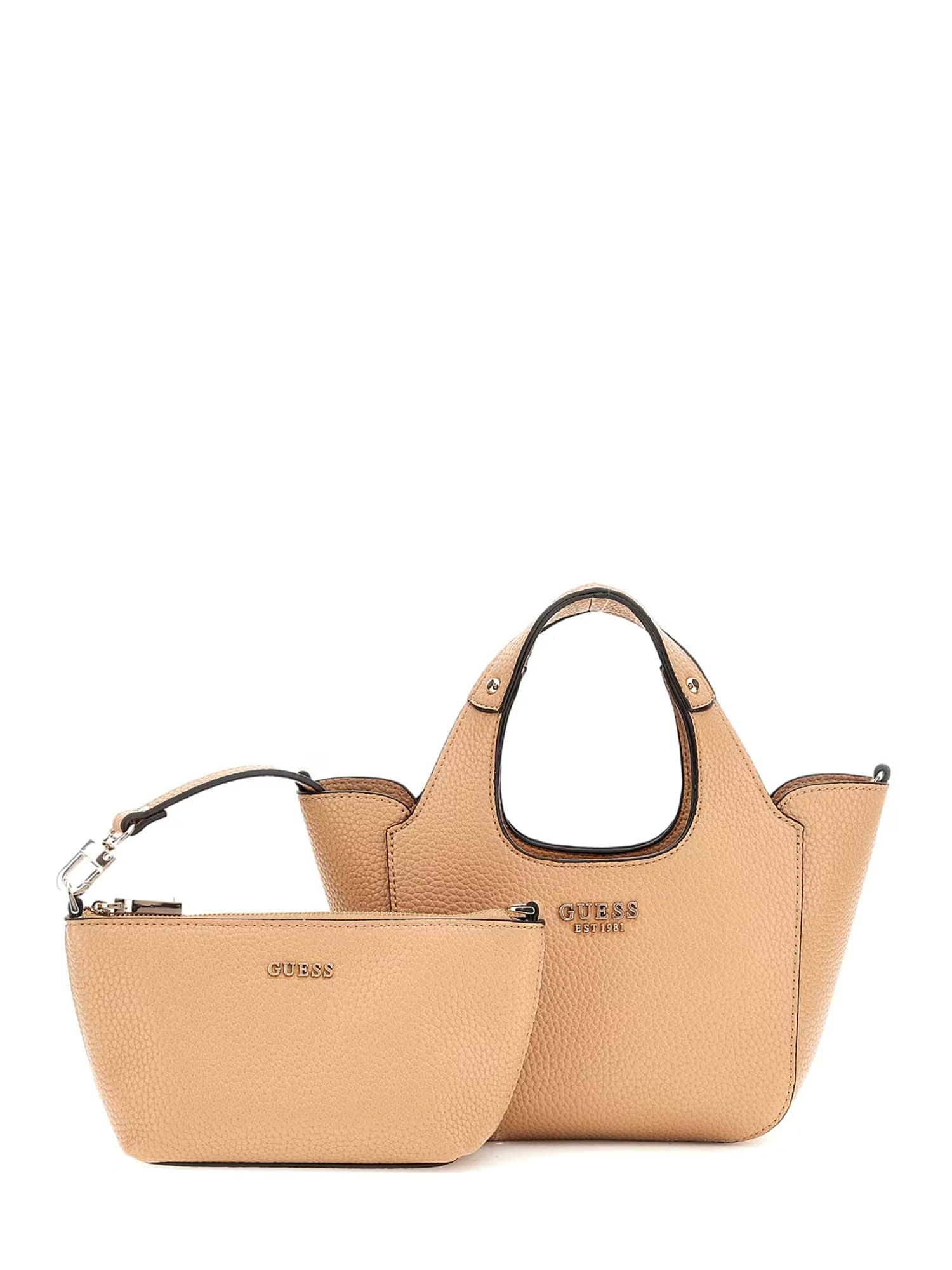 Borse a mano Cammello Guess