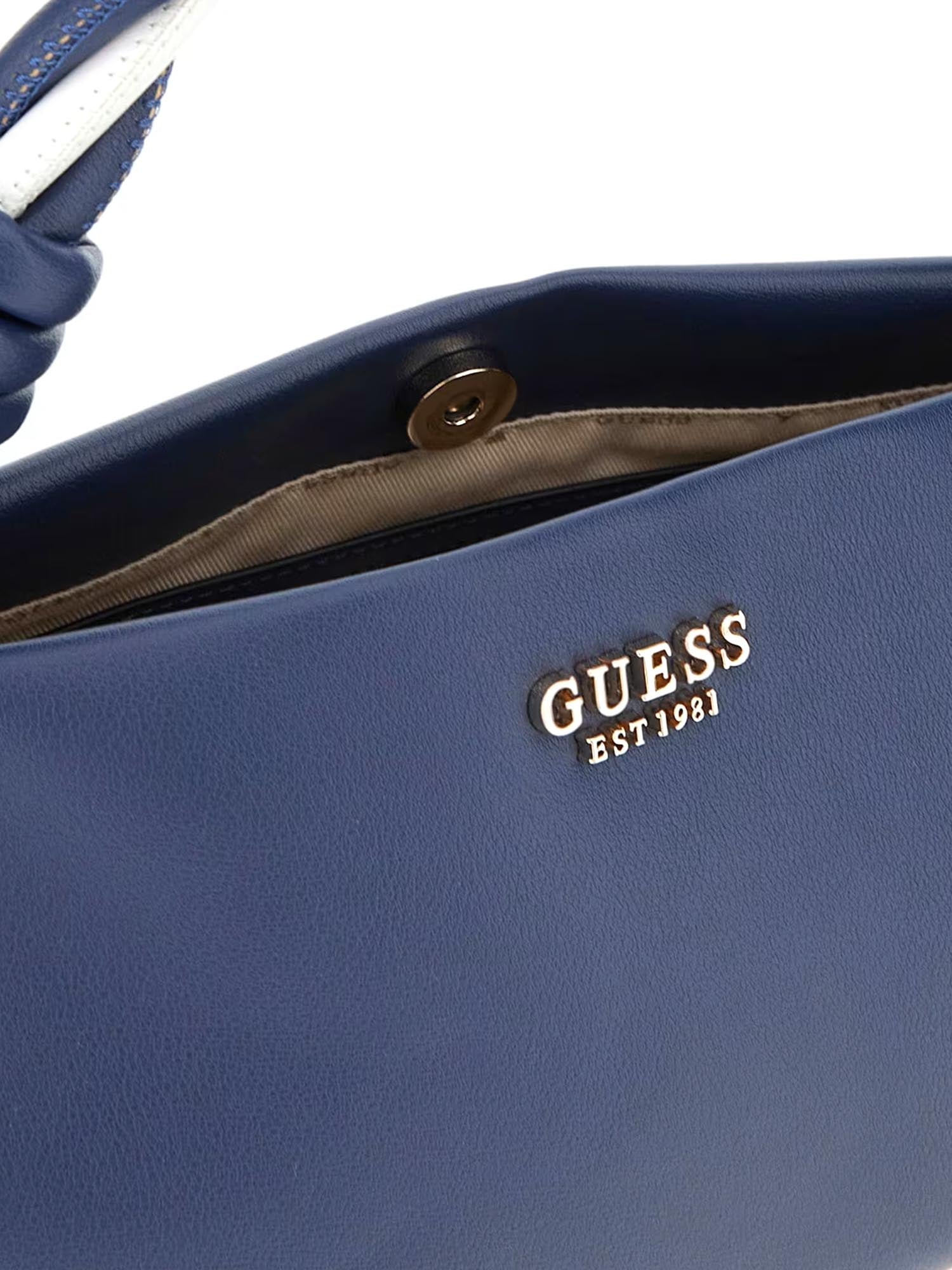 Tracolla Blu Guess