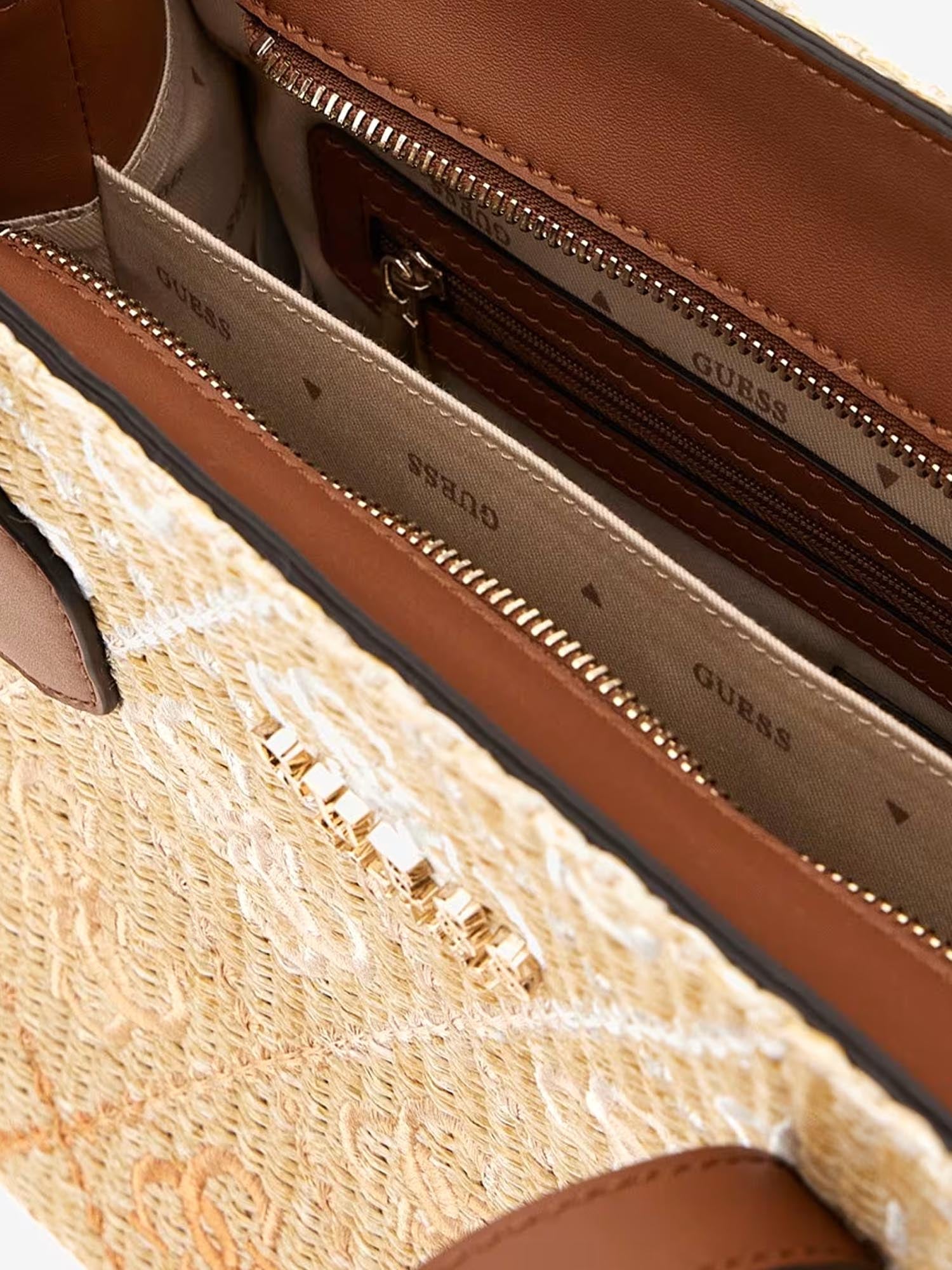 Borse a spalla Marrone Guess