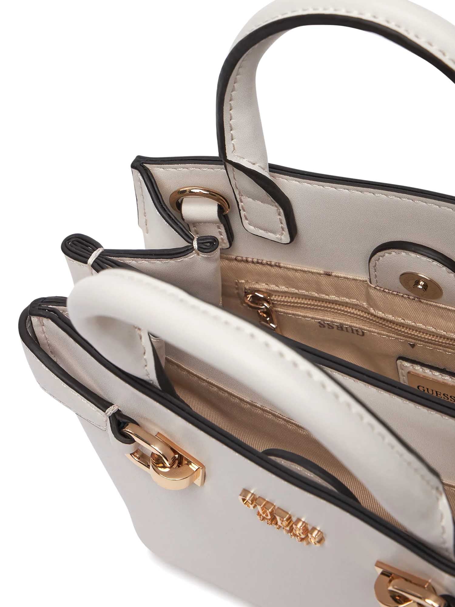 Borse a mano Avorio Guess