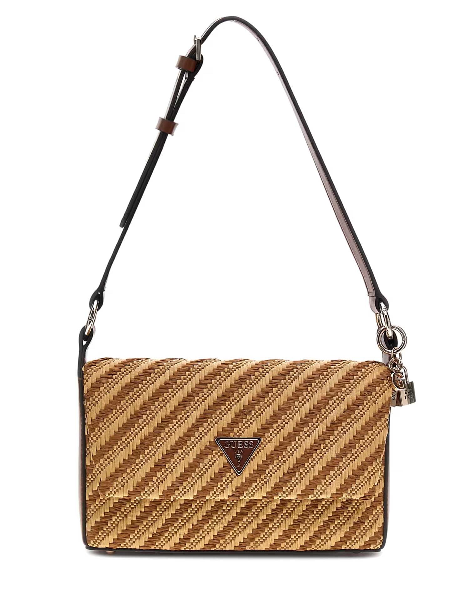 Borse a spalla Marrone Guess