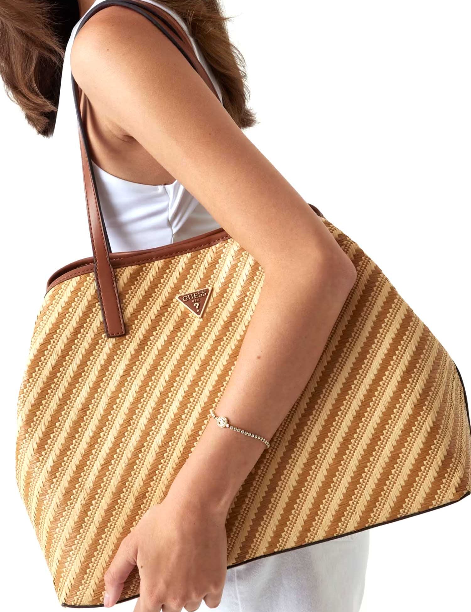 Shopper Marrone Guess