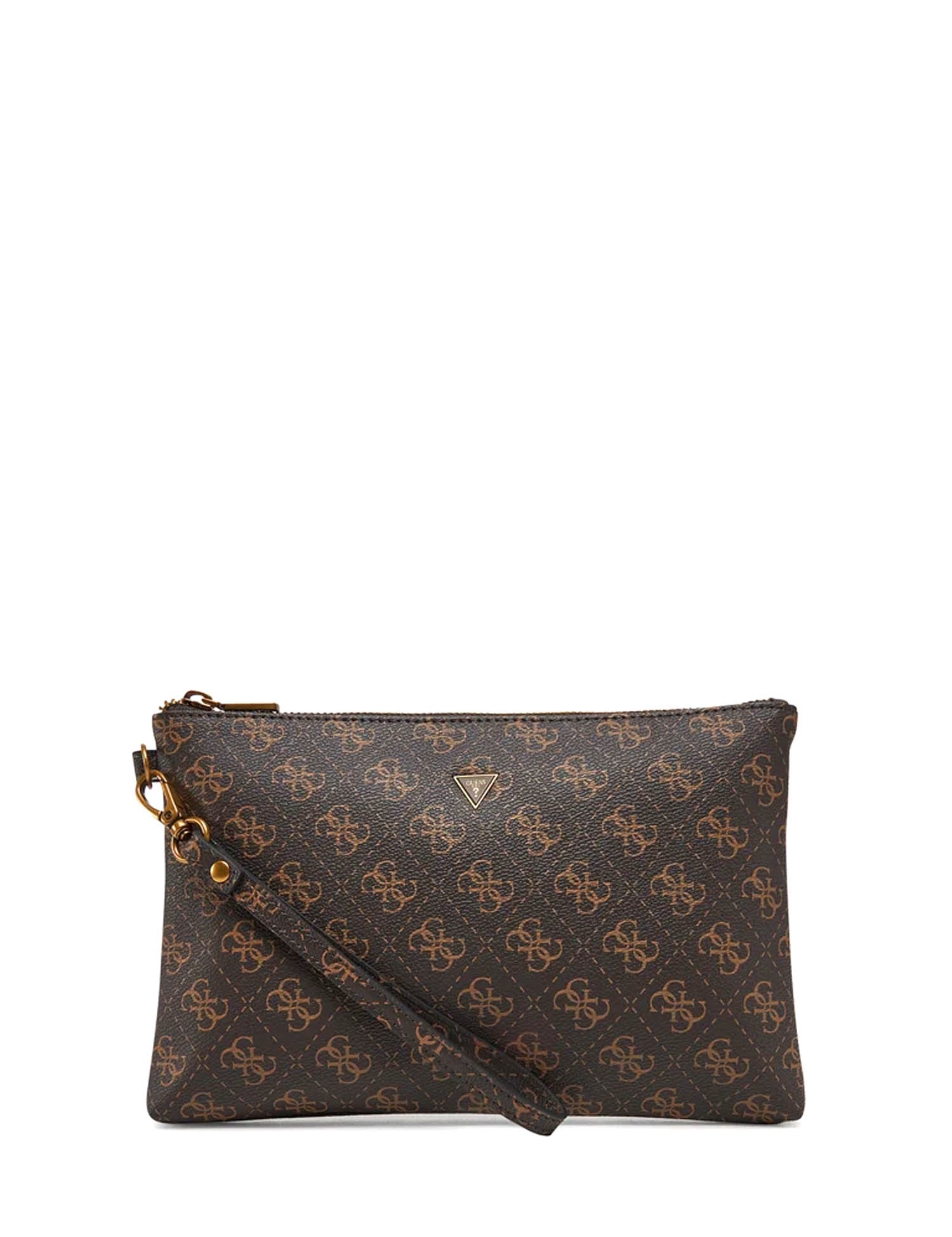 Pochette Marrone Scuro Guess