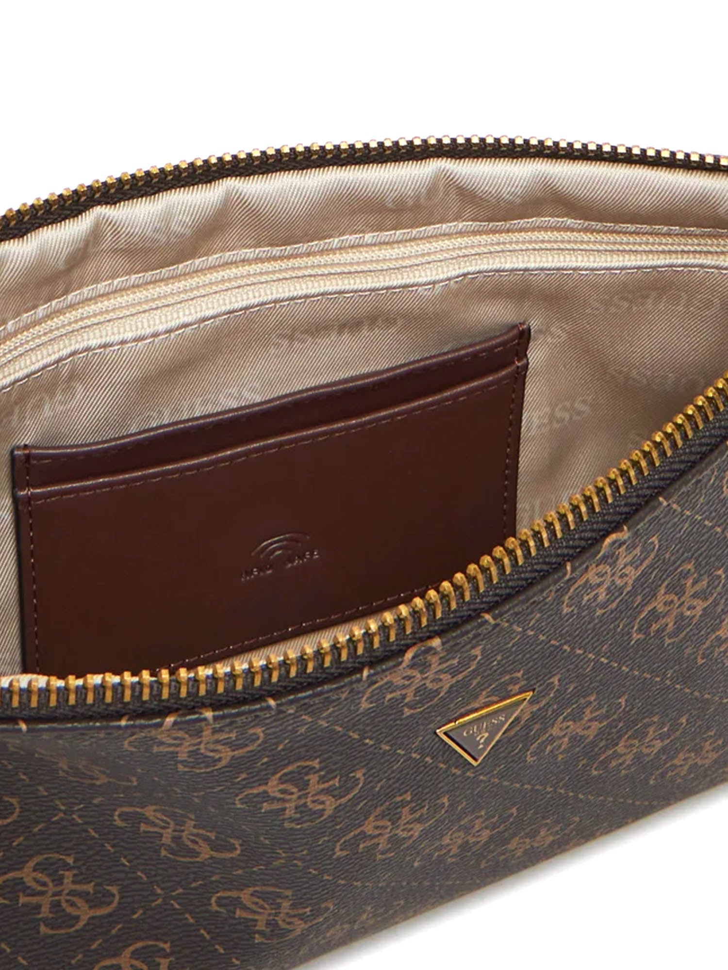 Pochette Marrone Scuro Guess