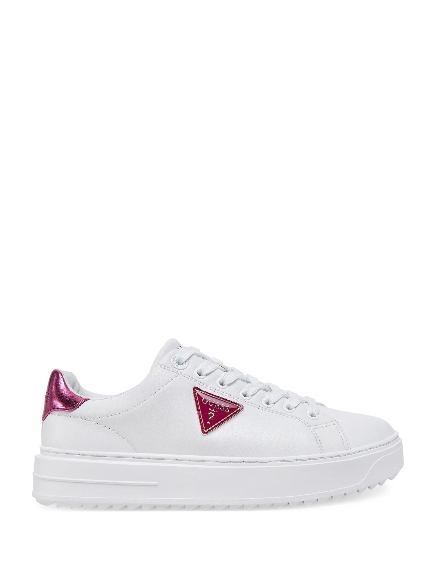 Sneakers Bianco Rosa Guess