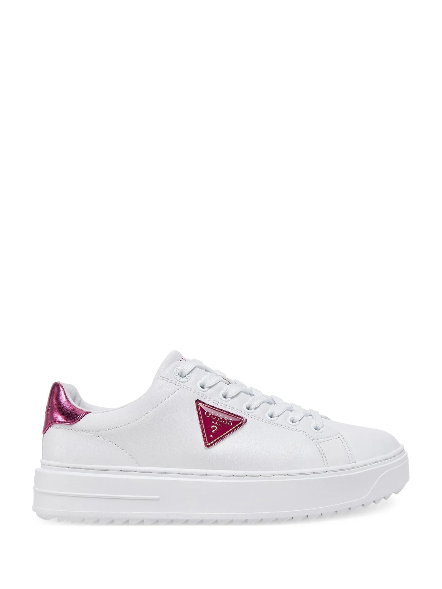 Sneakers Bianco Rosa Guess