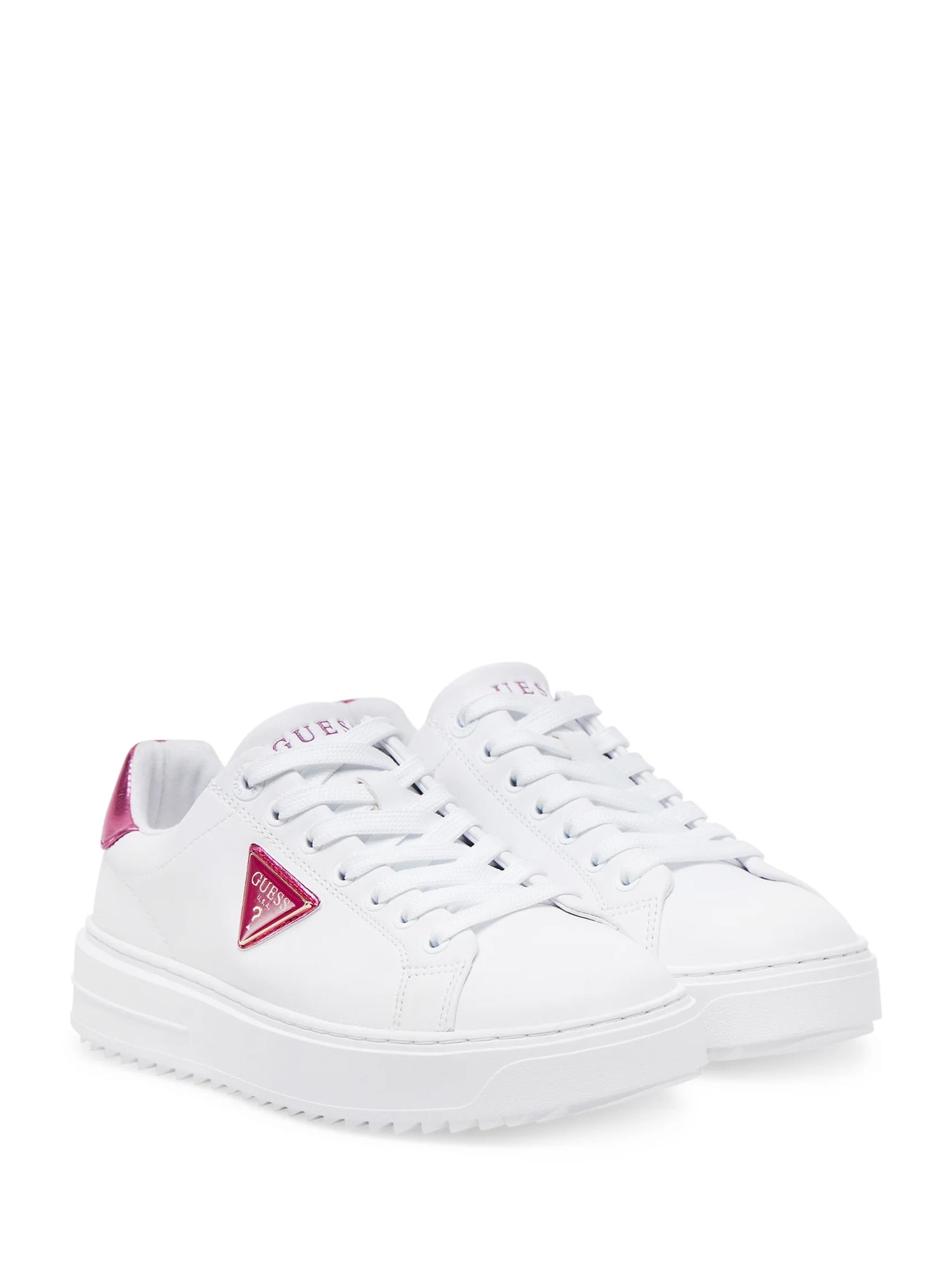 Sneakers Bianco Rosa Guess