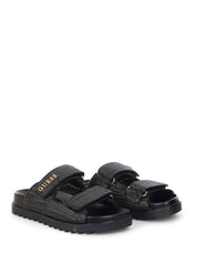 Sandali con strappi Nero Guess