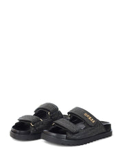 Sandali con strappi Nero Guess