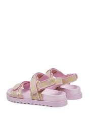 Sandali con strappi Rosa Guess