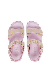 Sandali con strappi Rosa Guess