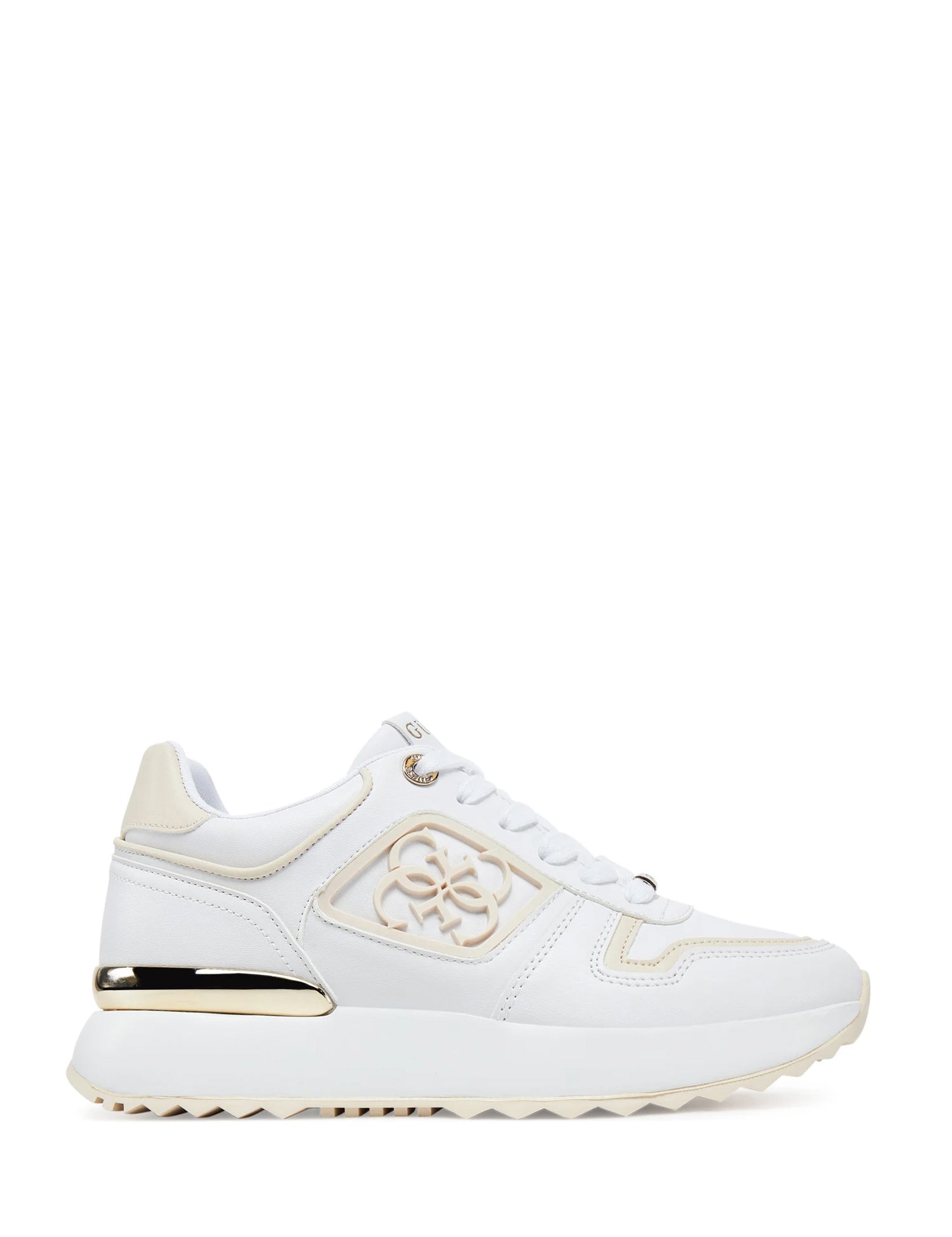 Sneakers Bianco Beige Guess