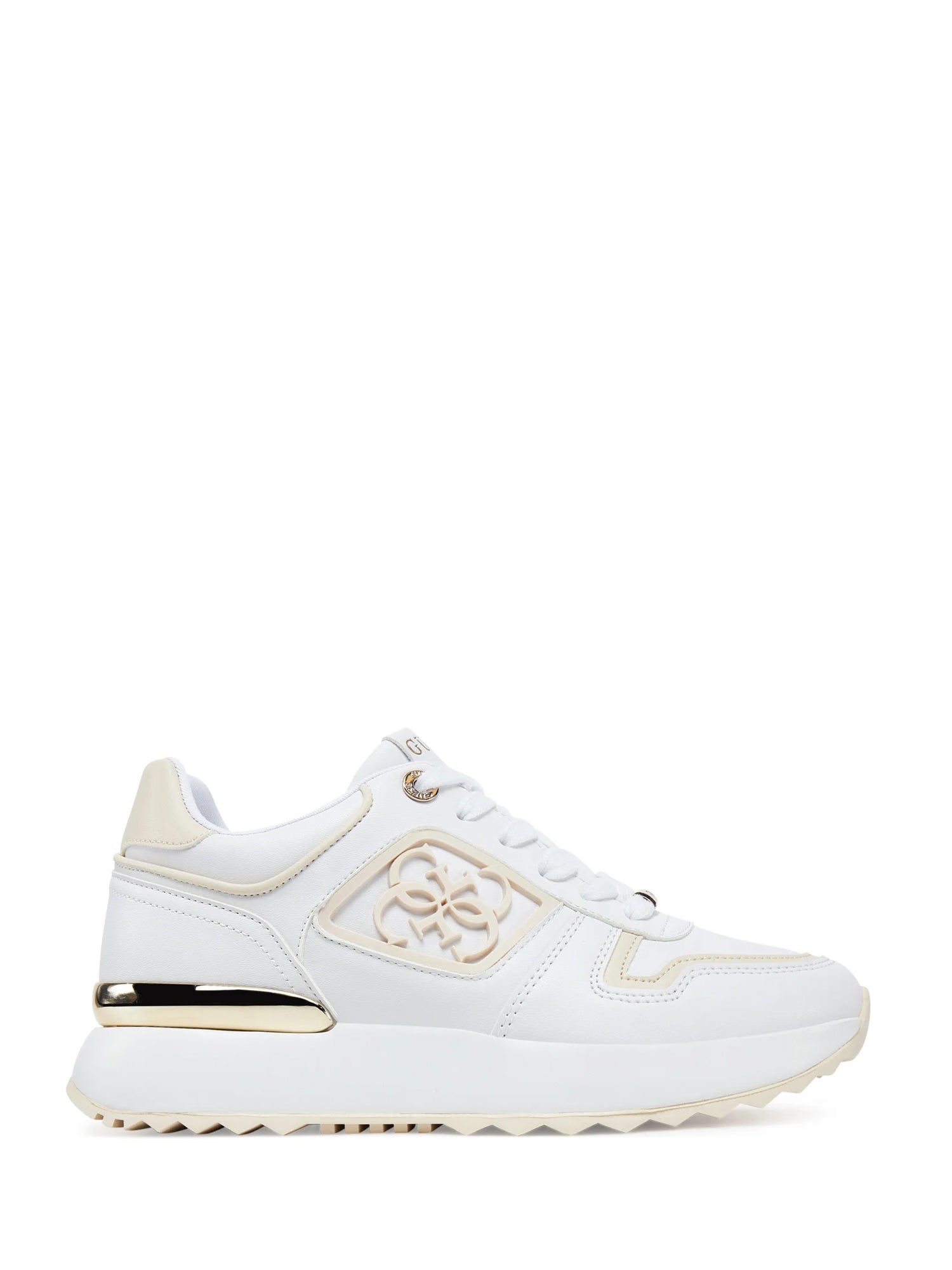 Sneakers Bianco Beige Guess