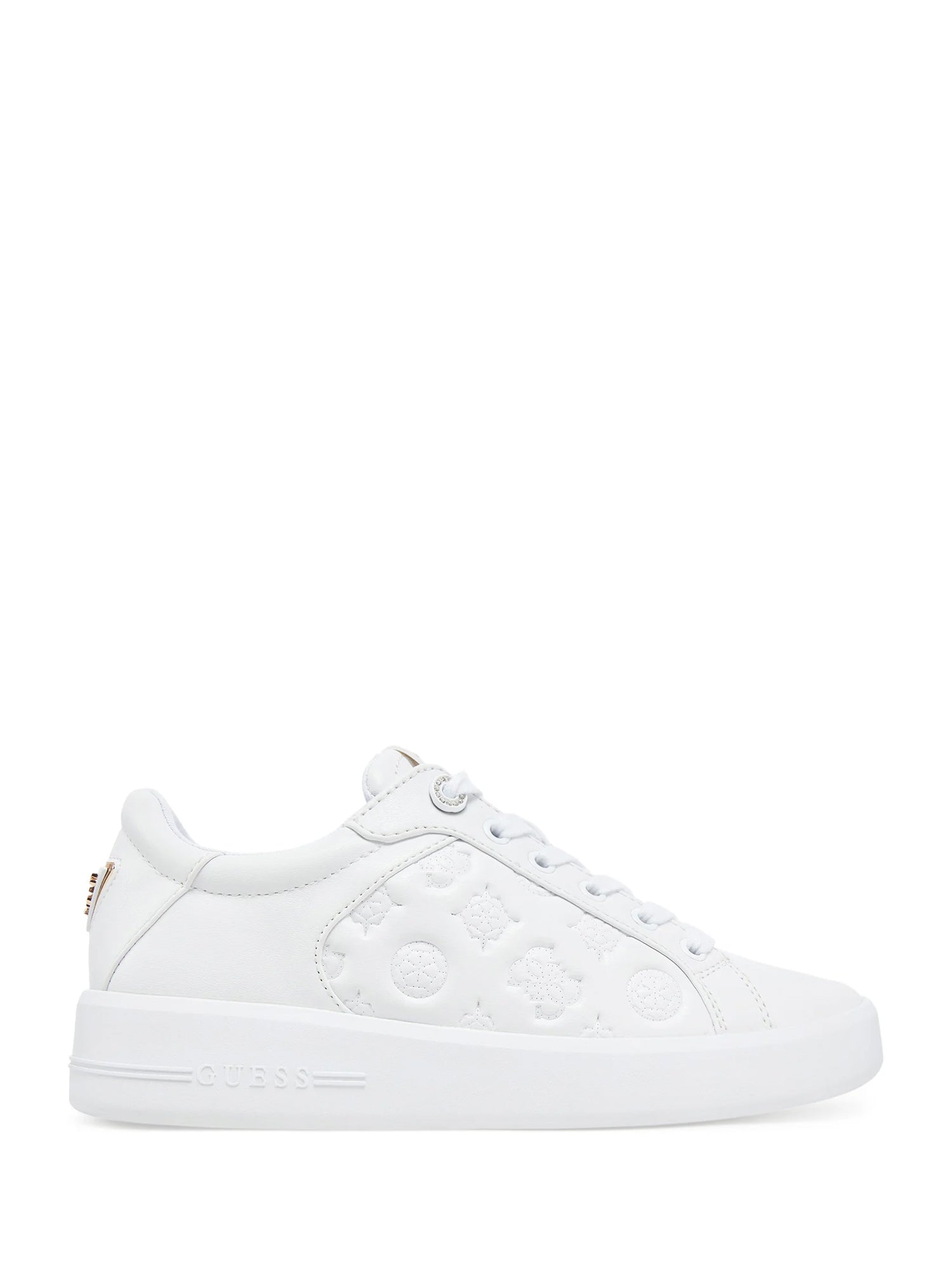 Sneakers Bianco Oro Guess